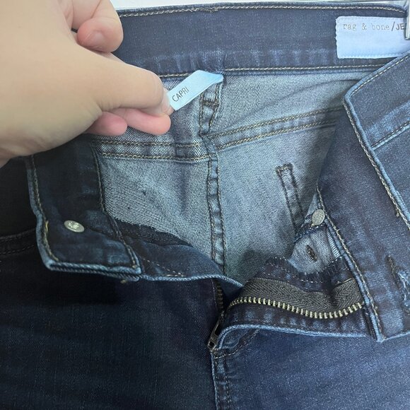 Rag & Bone Mid-Rise Skinny Ankle Capri Jeans Sz 29 - Picture 8 of 13